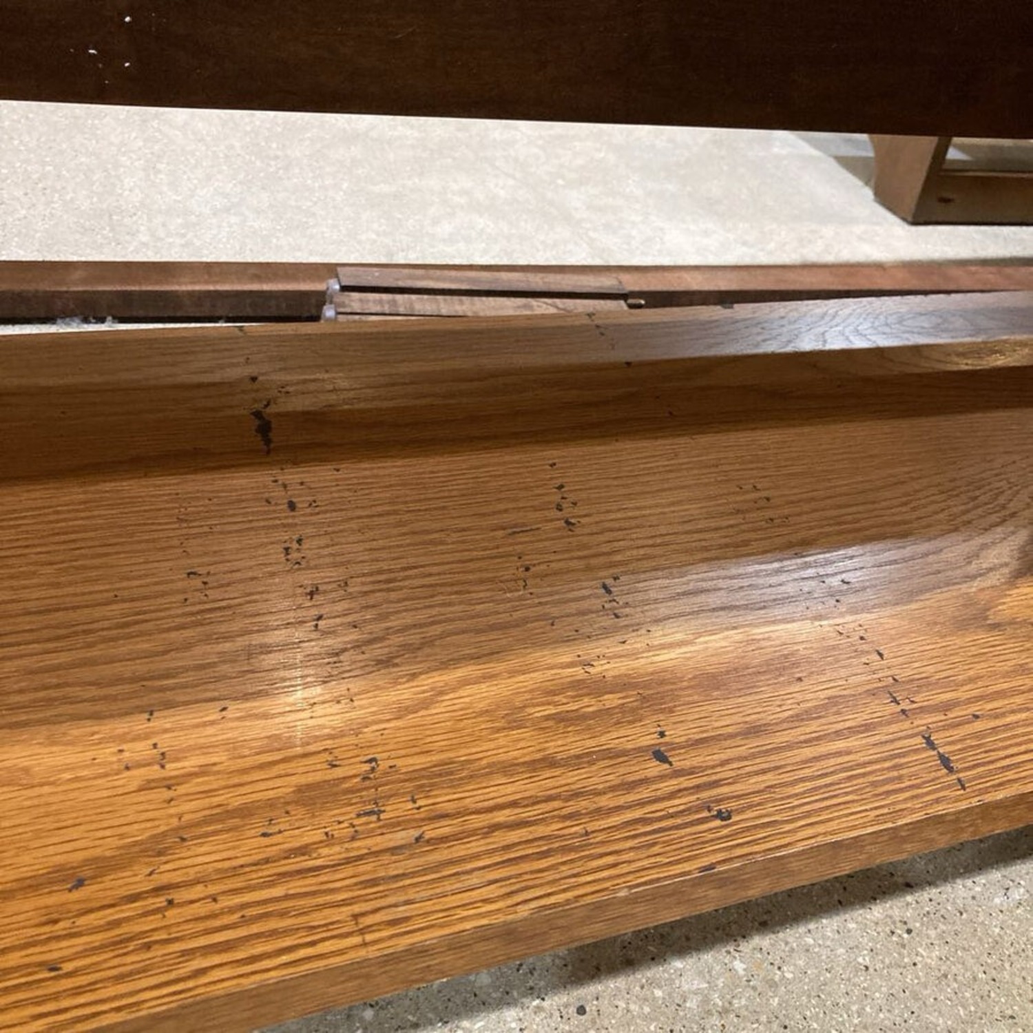 Bassett Arts & Crafts Style Oak Buffet - image-13