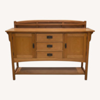Bassett Arts & Crafts Style Oak Buffet