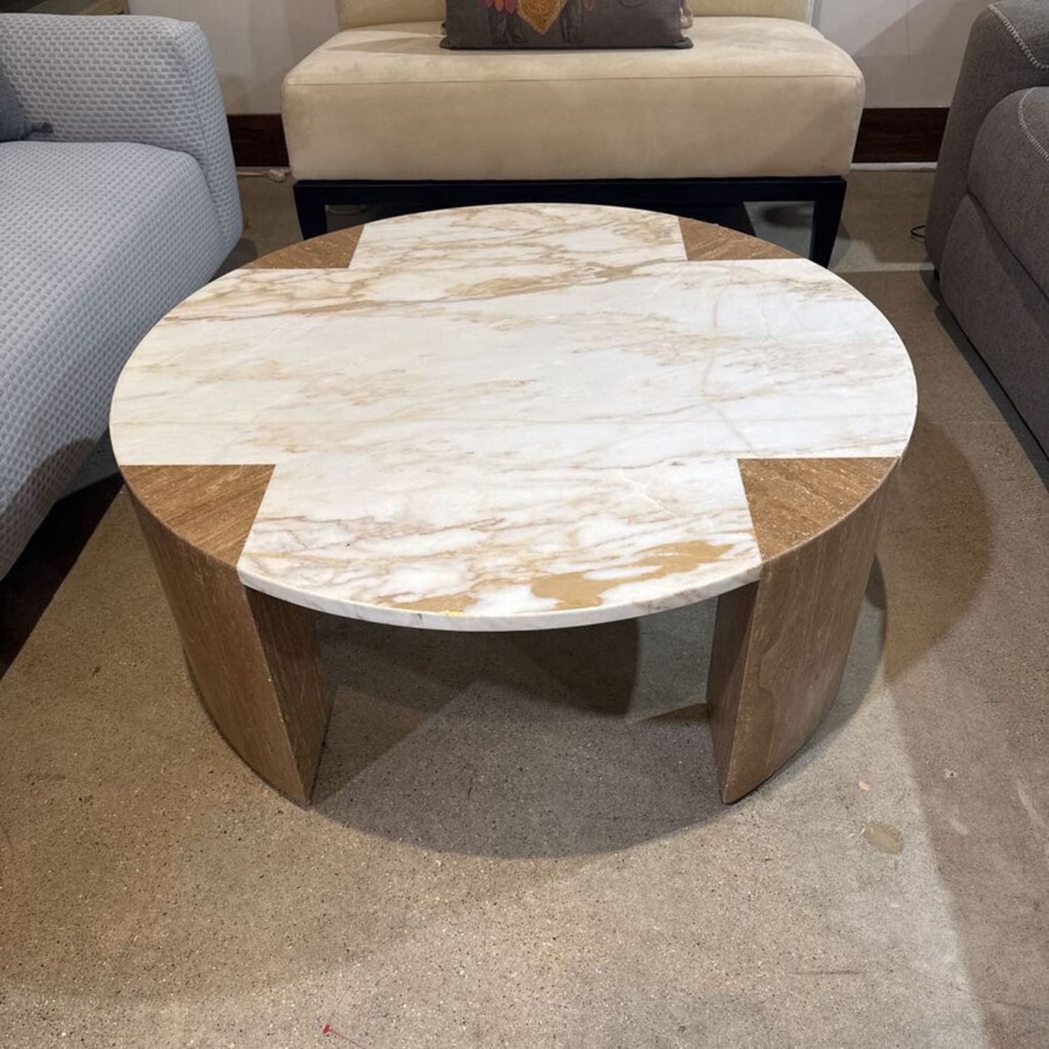 Lulu & Georgia Mahoe Round Stone by Carly Cushnie Coffee Table - image-2