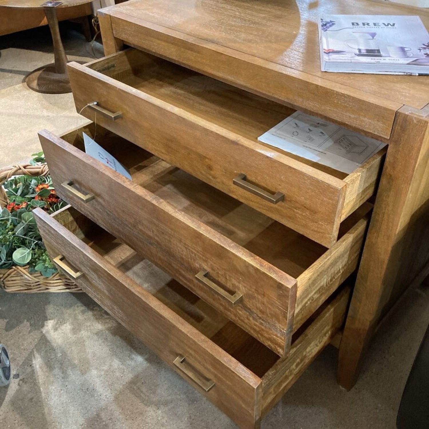 Crate & Barrel Nightstand - image-4