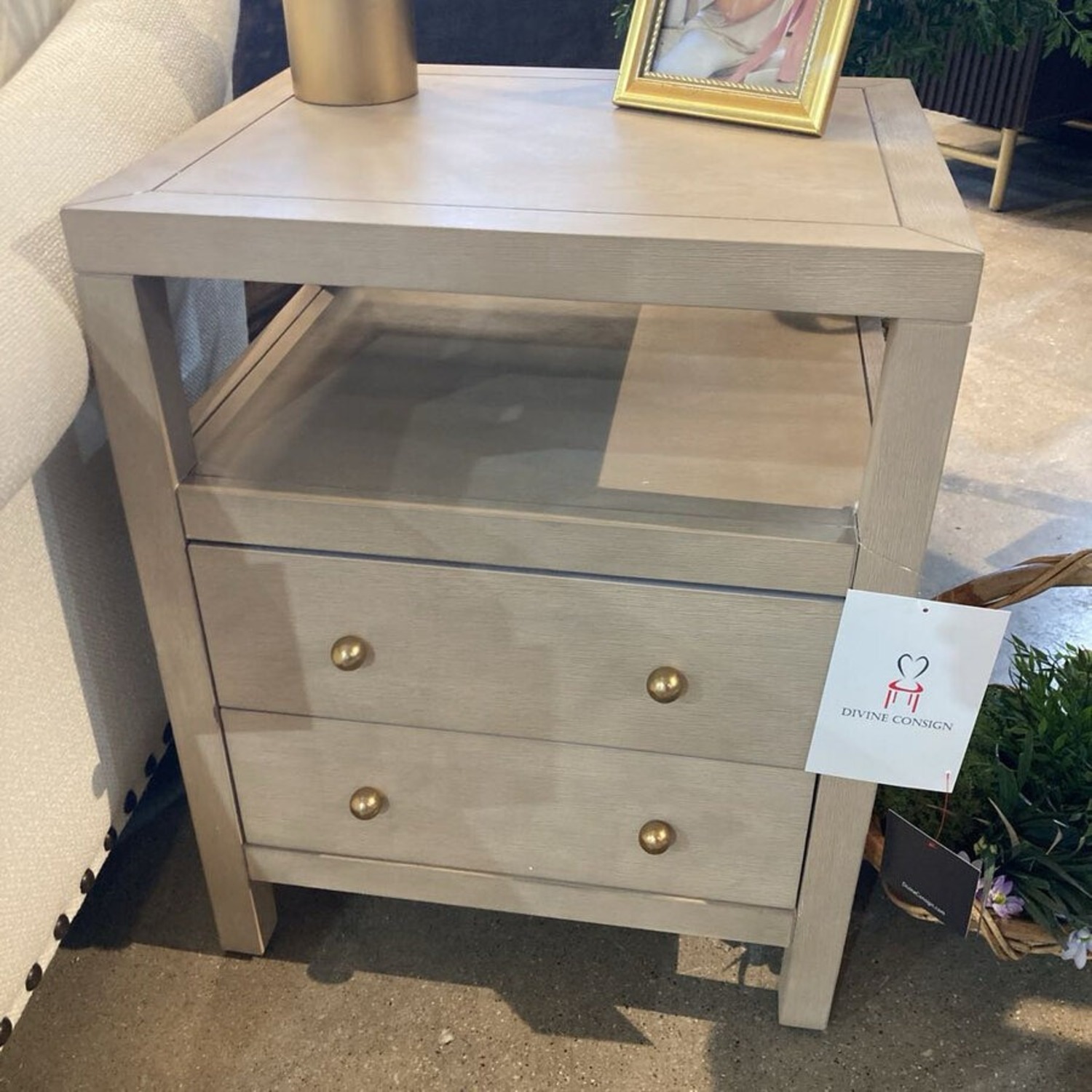 Celine 2-Drawer Nightstand - image-3