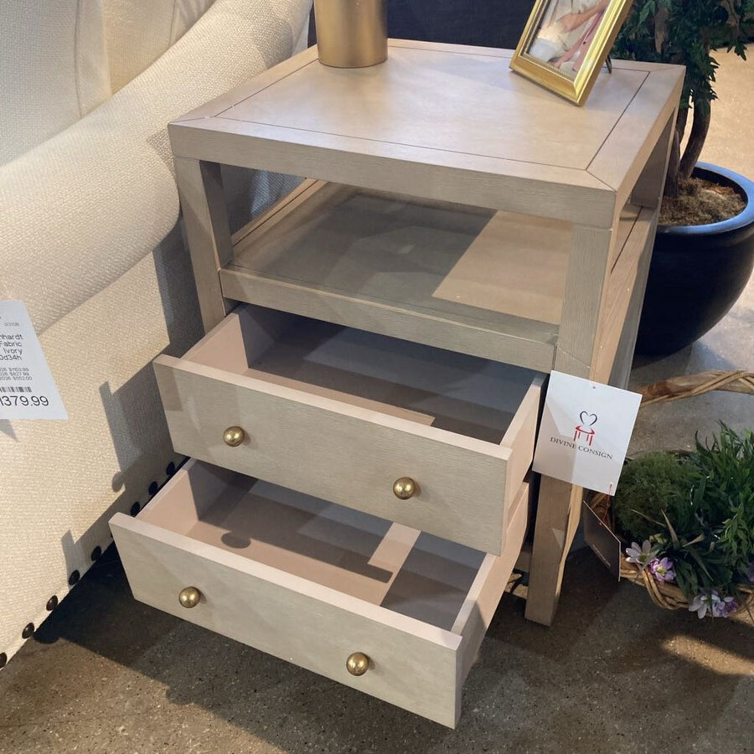 Celine 2-Drawer Nightstand - image-8