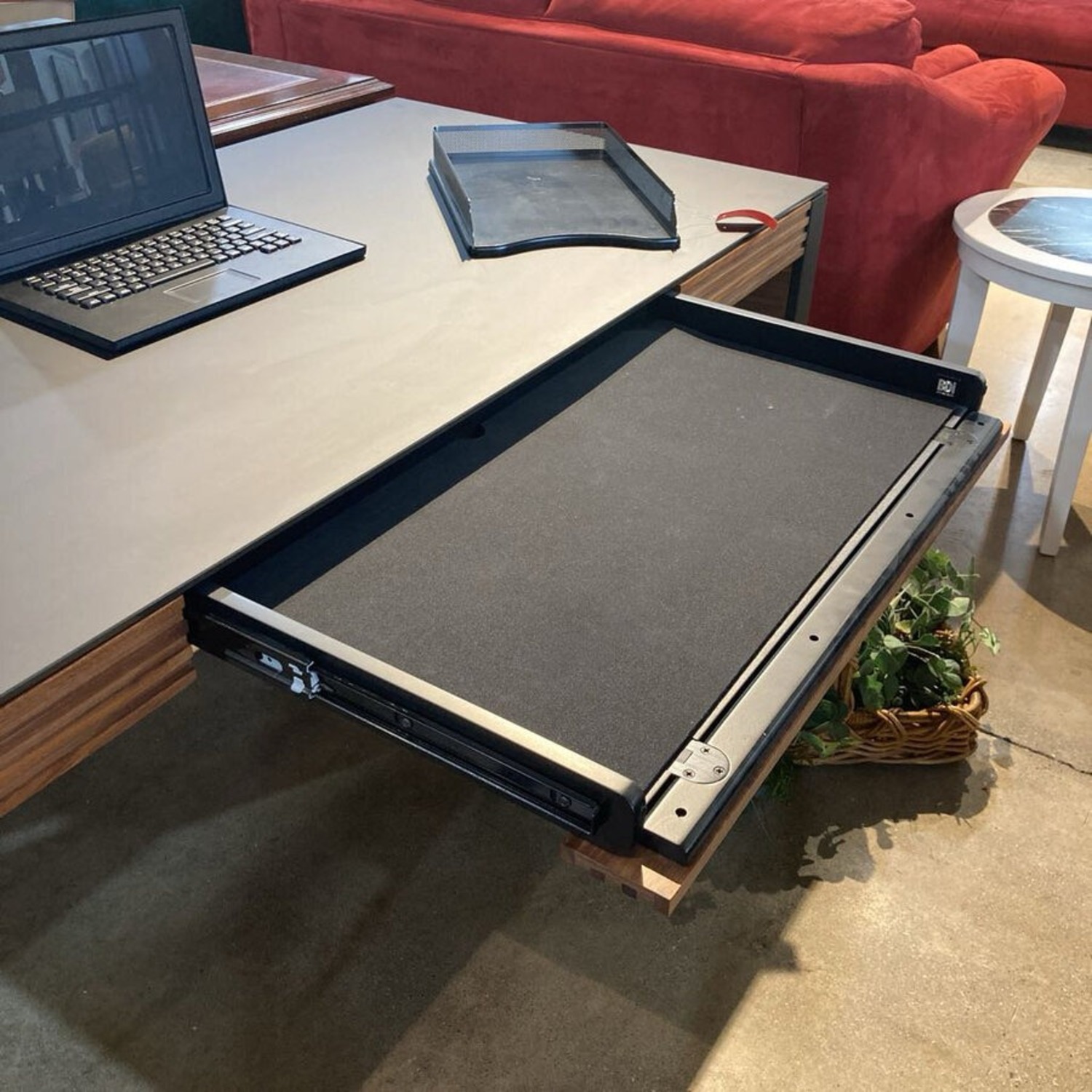 BDI Corridor Office Desk Natural Walnut - image-6