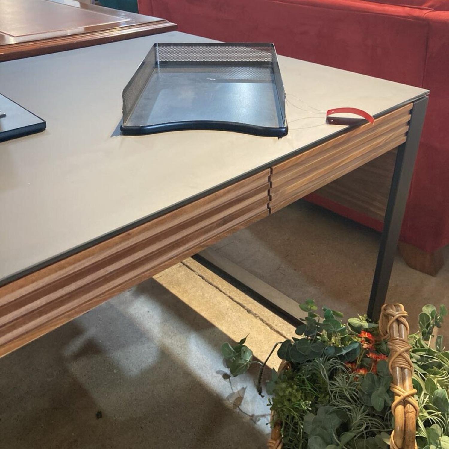 BDI Corridor Office Desk Natural Walnut - image-4