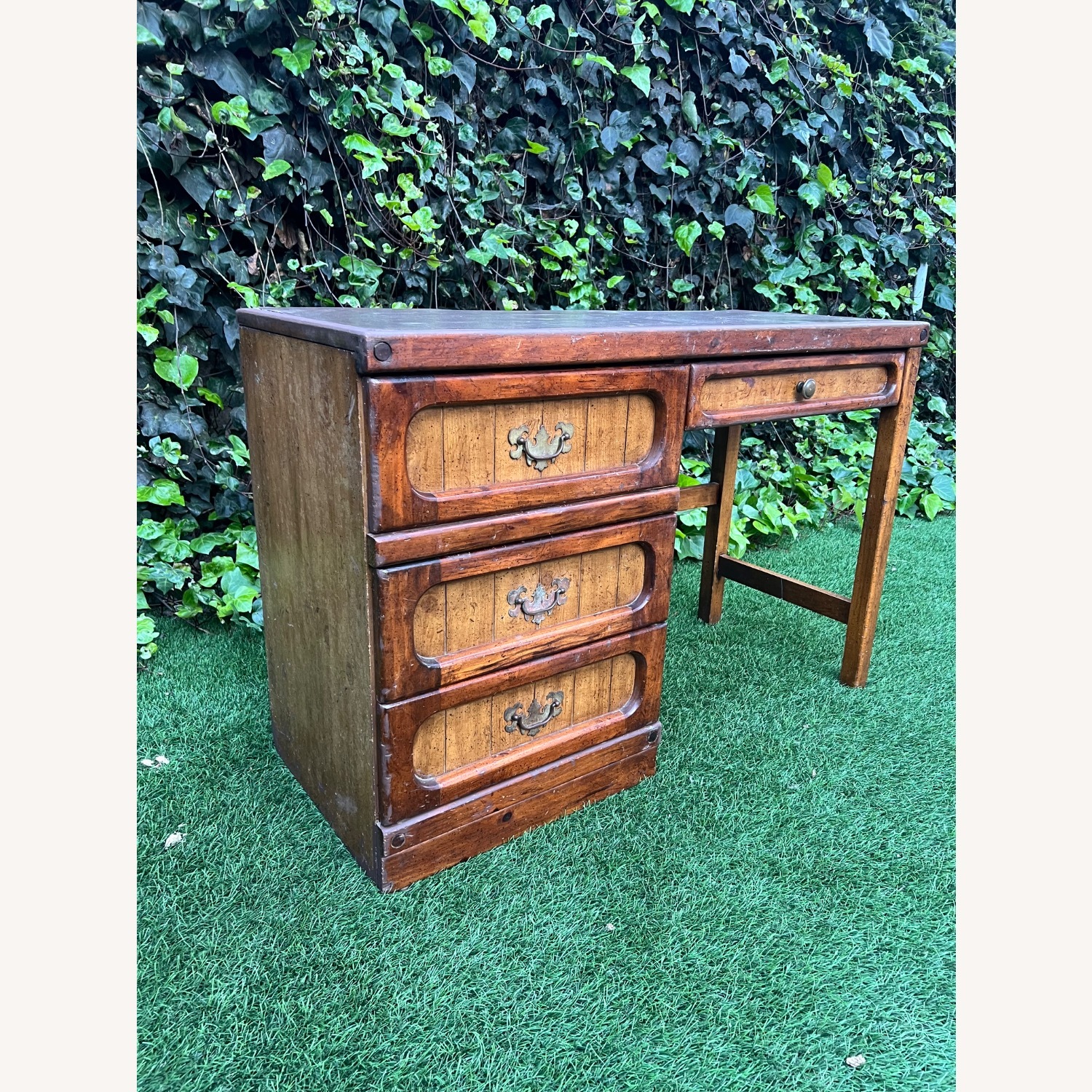 Heavy Retro Desk Table for Office Home Garage - image-4