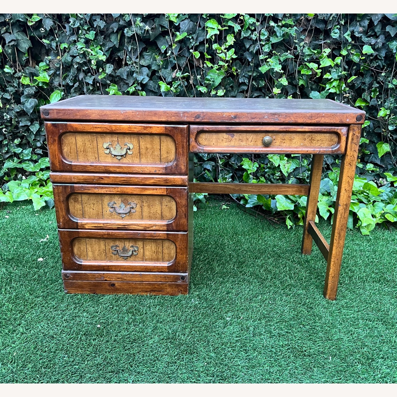 Heavy Retro Desk Table for Office Home Garage - image-2