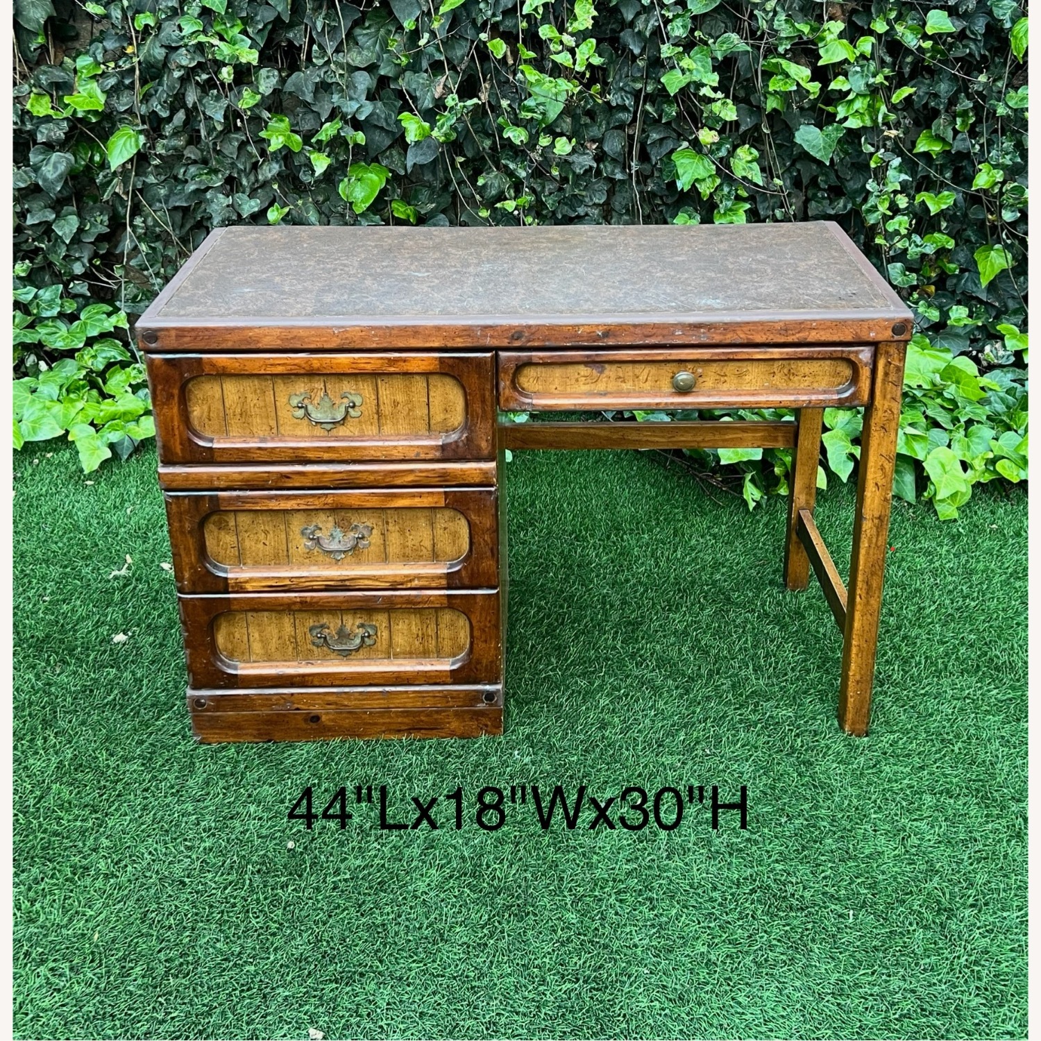 Heavy Retro Desk Table for Office Home Garage - image-1