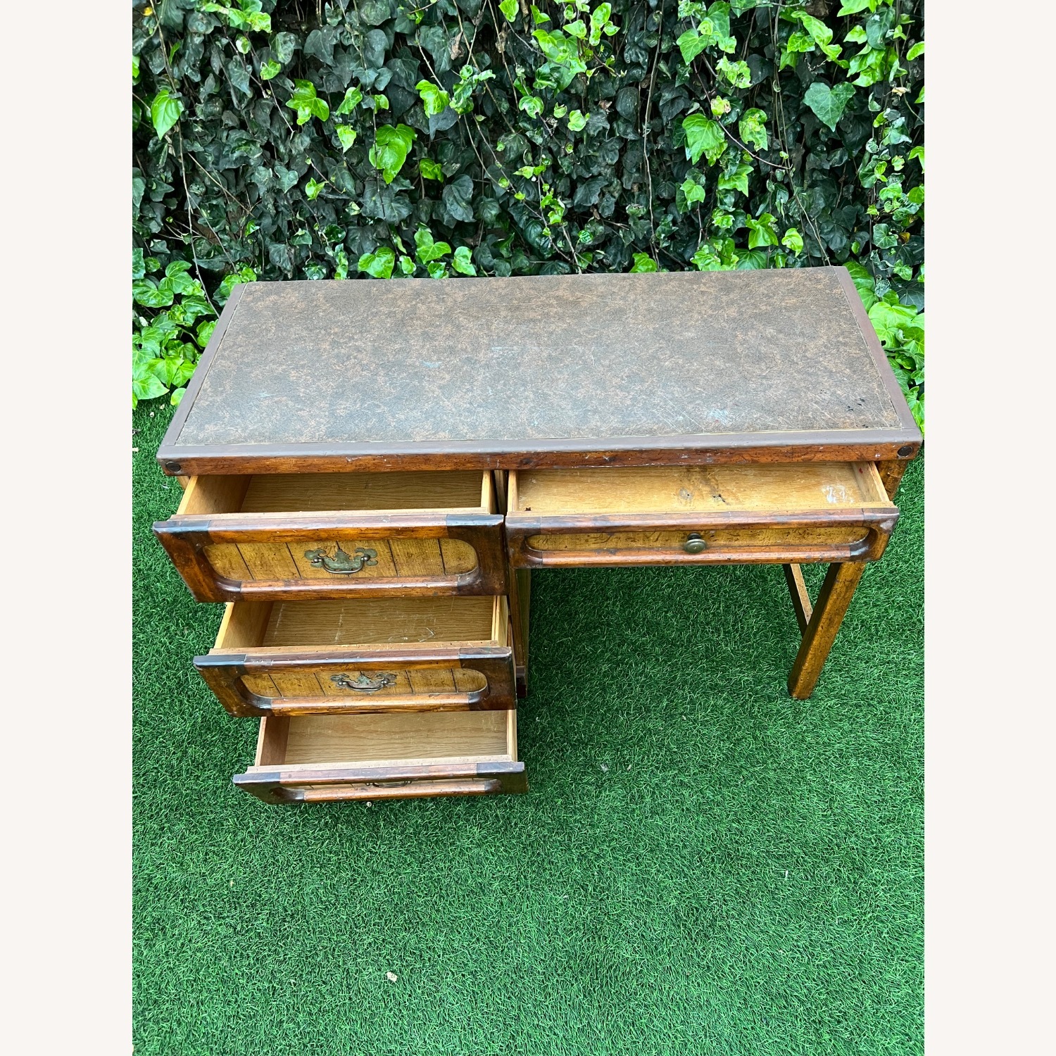 Heavy Retro Desk Table for Office Home Garage - image-9