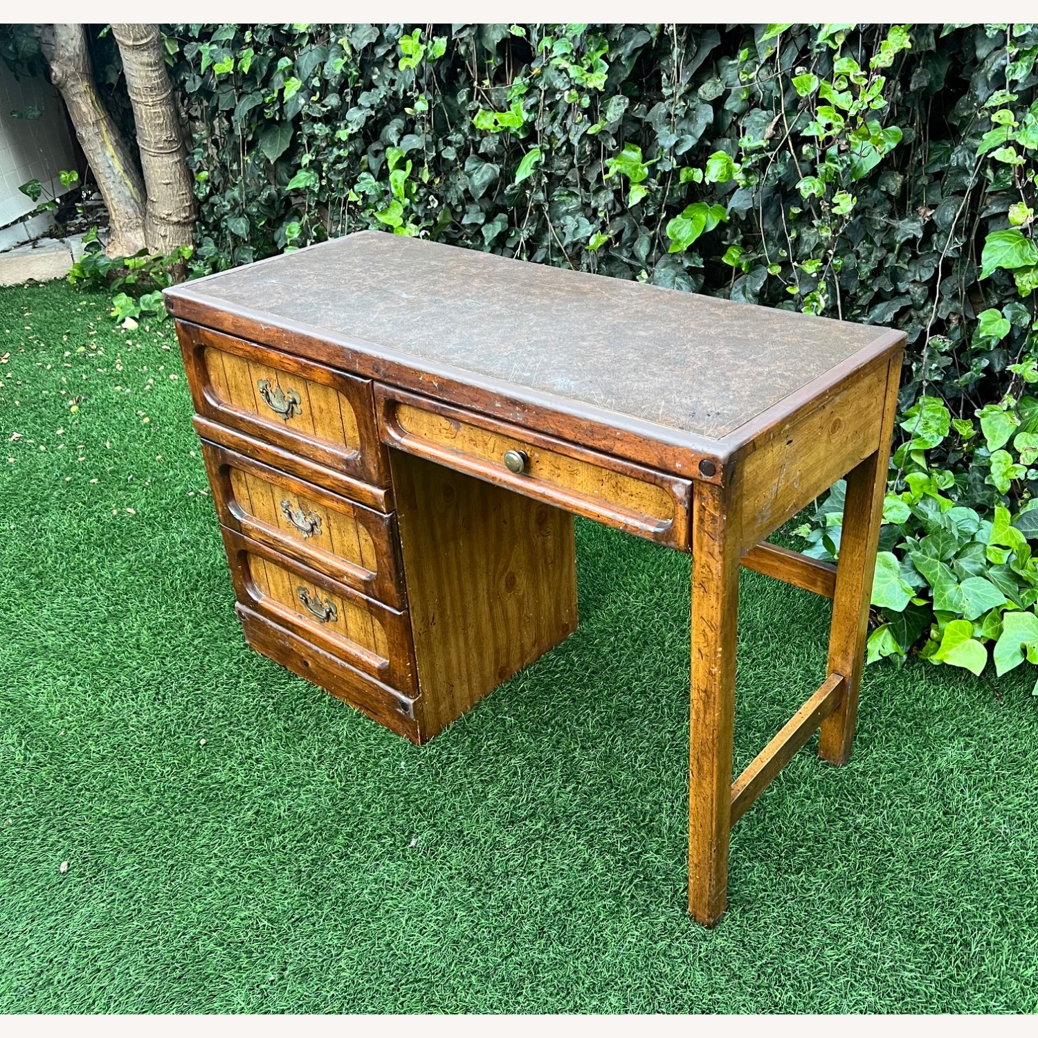 Heavy Retro Desk Table for Office Home Garage - image-5