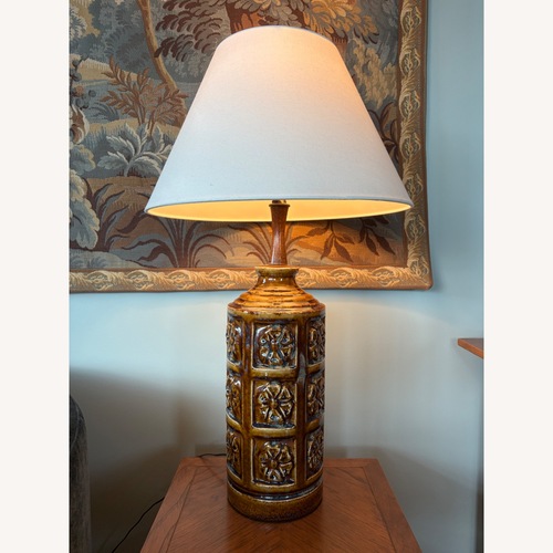 Used Vintage Bitossi Style Glazed Ceramic Table Lamps for sale on AptDeco