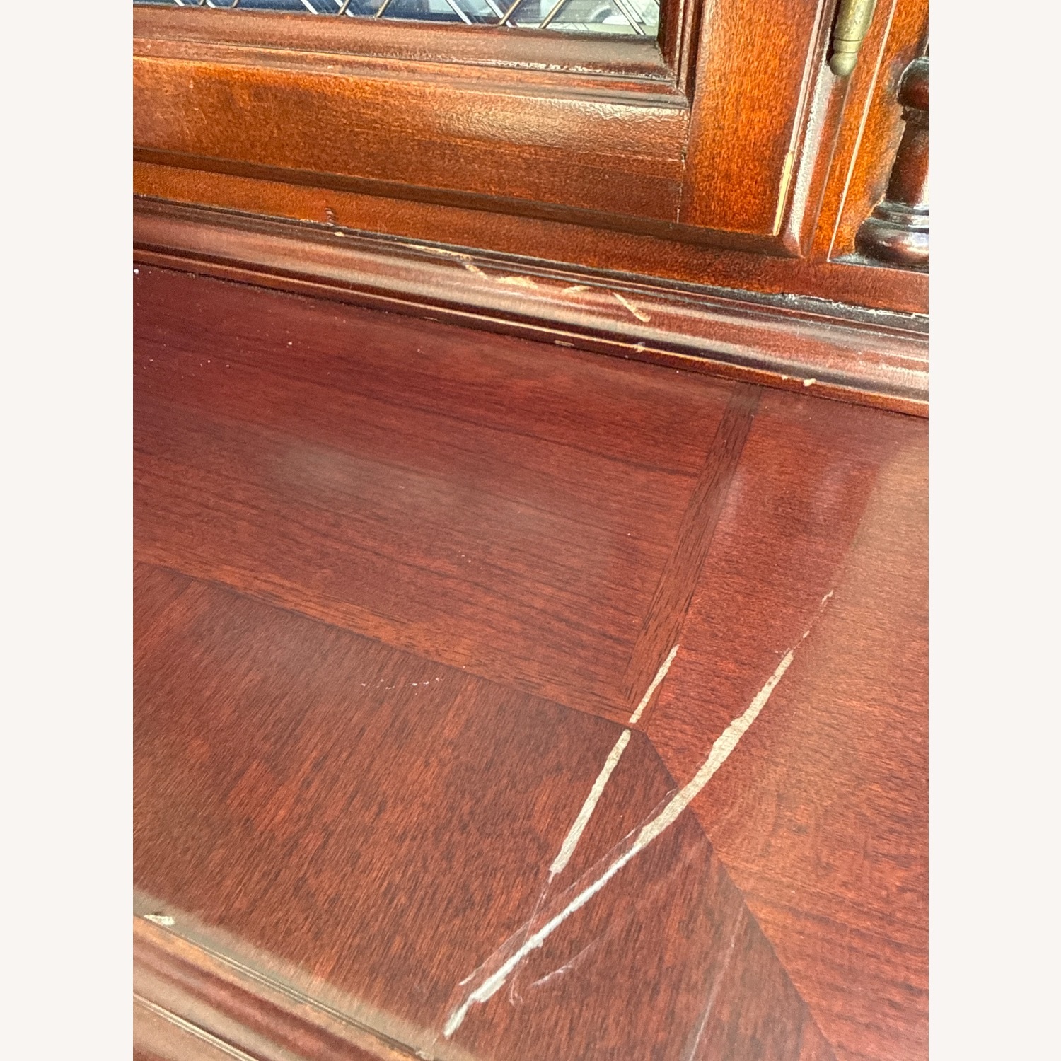 File Credenza- solid Wood W English Cherry Finish - image-2