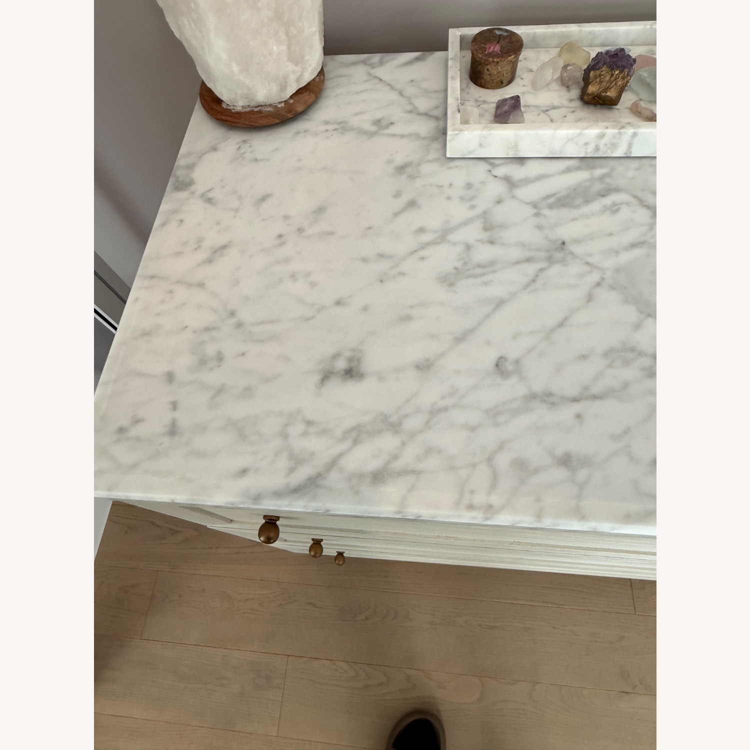 Anthropologie Fern 6 Drawer Dresser Marble  - image-4