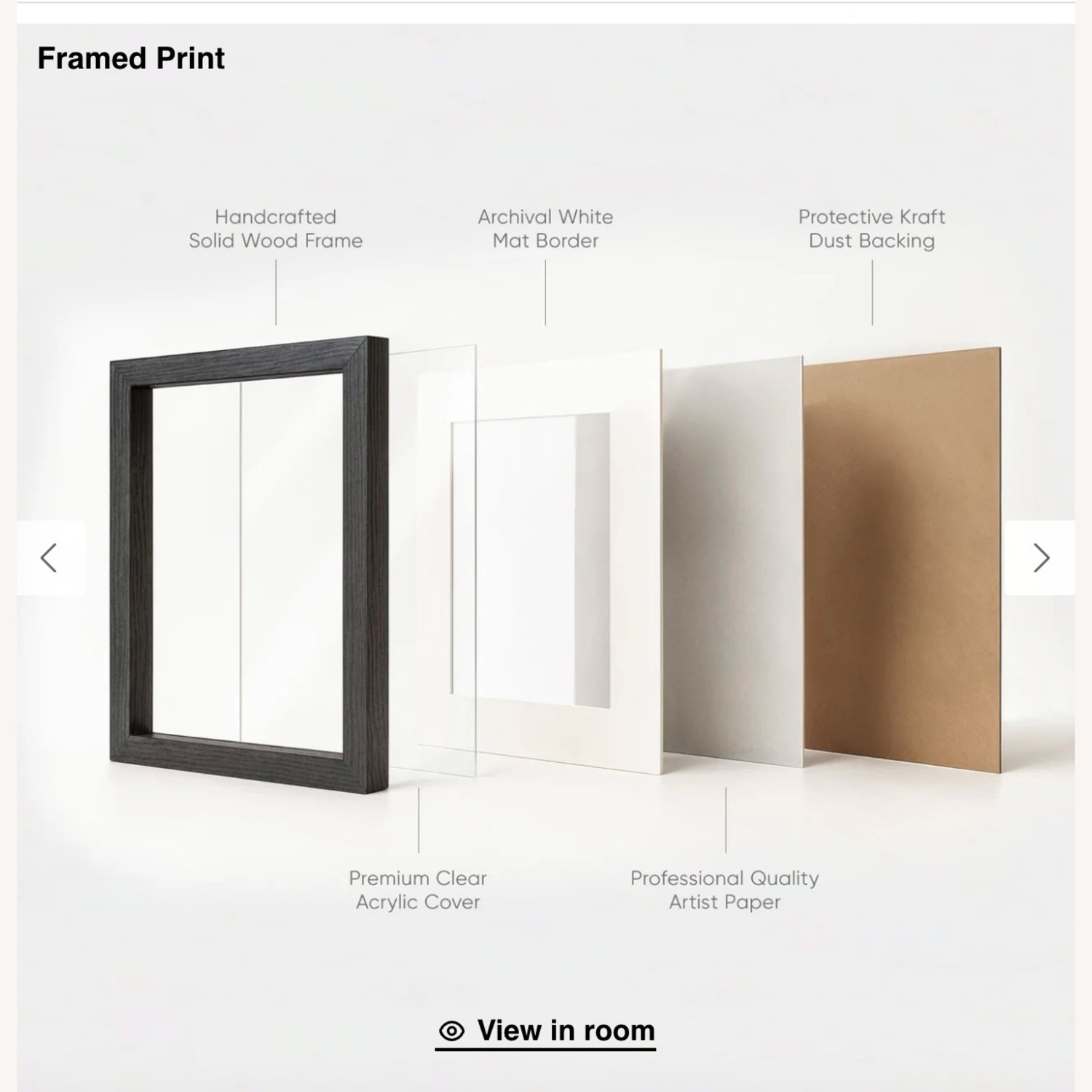 “Hidden Pages” – LNDN GRAY – Framed Print - image-3