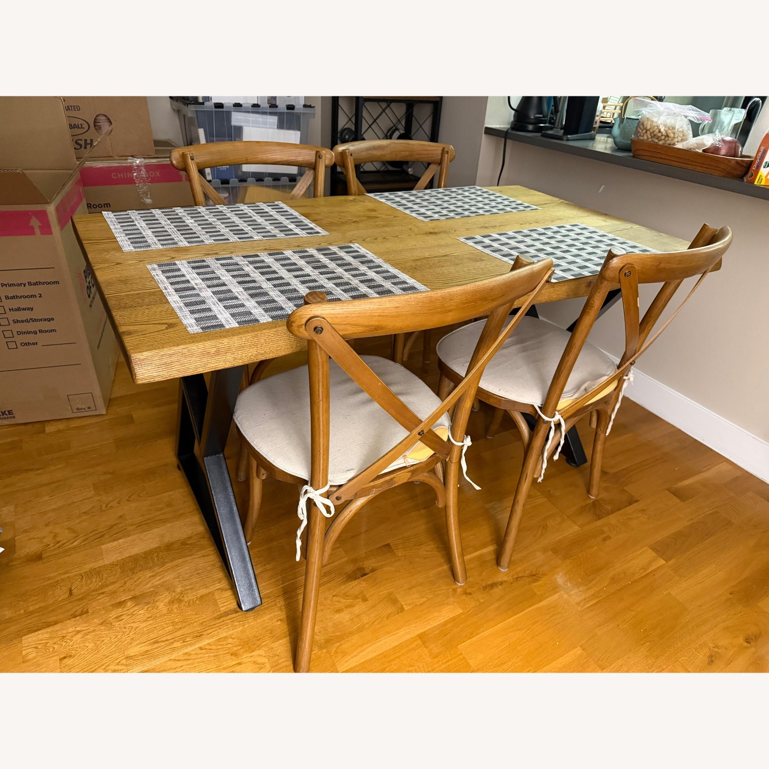 Natural Wood Dining Table - image-2