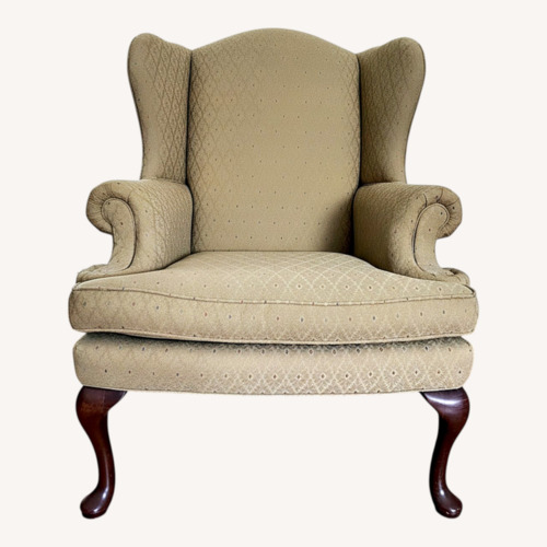 Used Sherrill Furniture Gold Fabric Armchair for sale on AptDeco