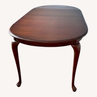 Vintage/Antique Dark Brown Wood Dining Sets