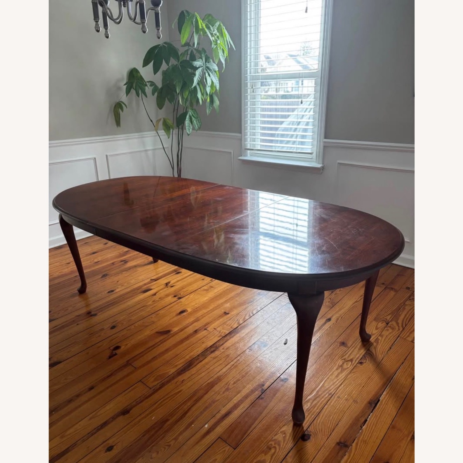 Vintage/Antique Dark Brown Wood Dining Sets - image-2