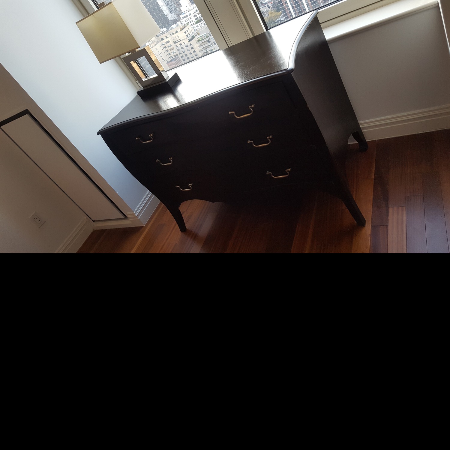 Antique-Style Wooden Dresser W 3 Drawers - image-1