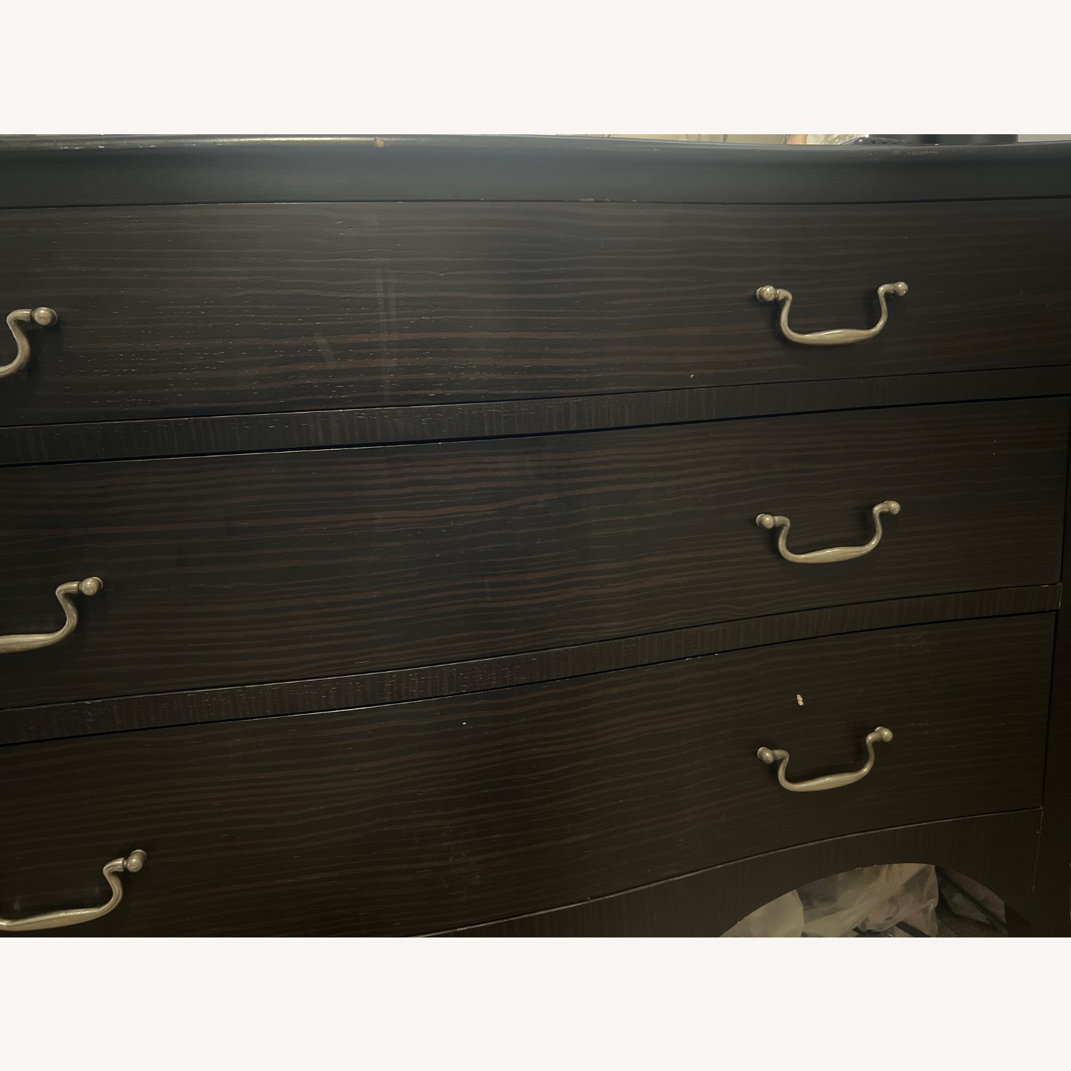 Antique-Style Wooden Dresser W 3 Drawers - image-8