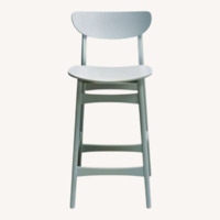 West Elm Classic Cafe White Wood Counter Stools