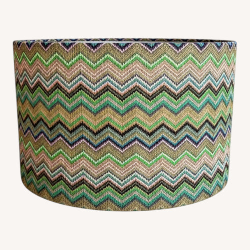 Used Zigzag Acrylic Drum Lampshades  for sale on AptDeco