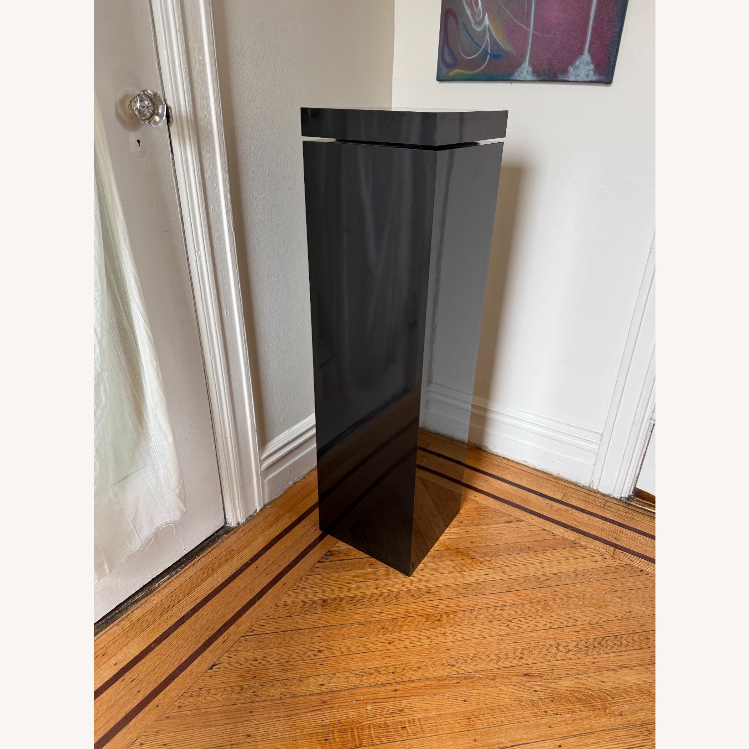 Midcentury Formica Modernist Swivel Top Pedestal - image-1