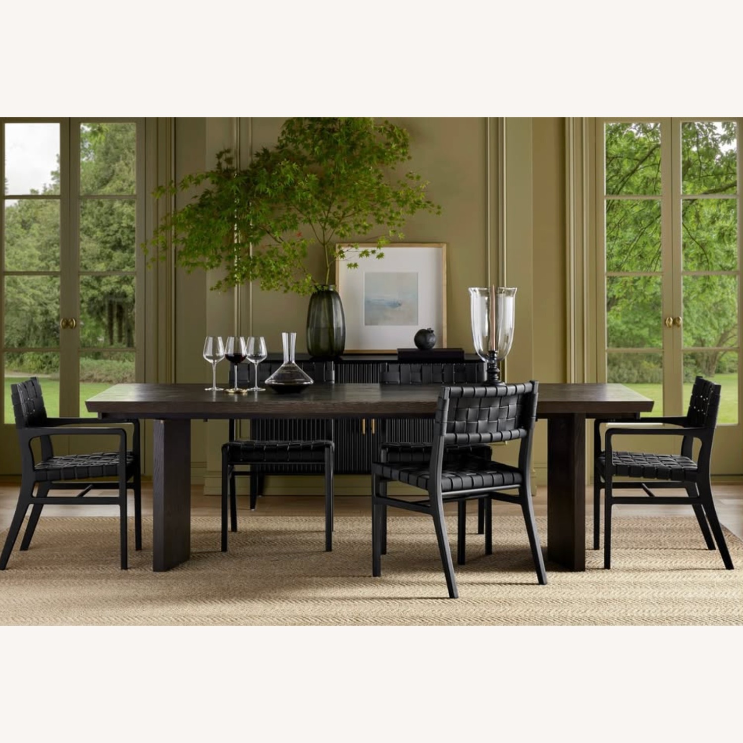 Williams Sonoma Knife Extendable Dining Table - image-2