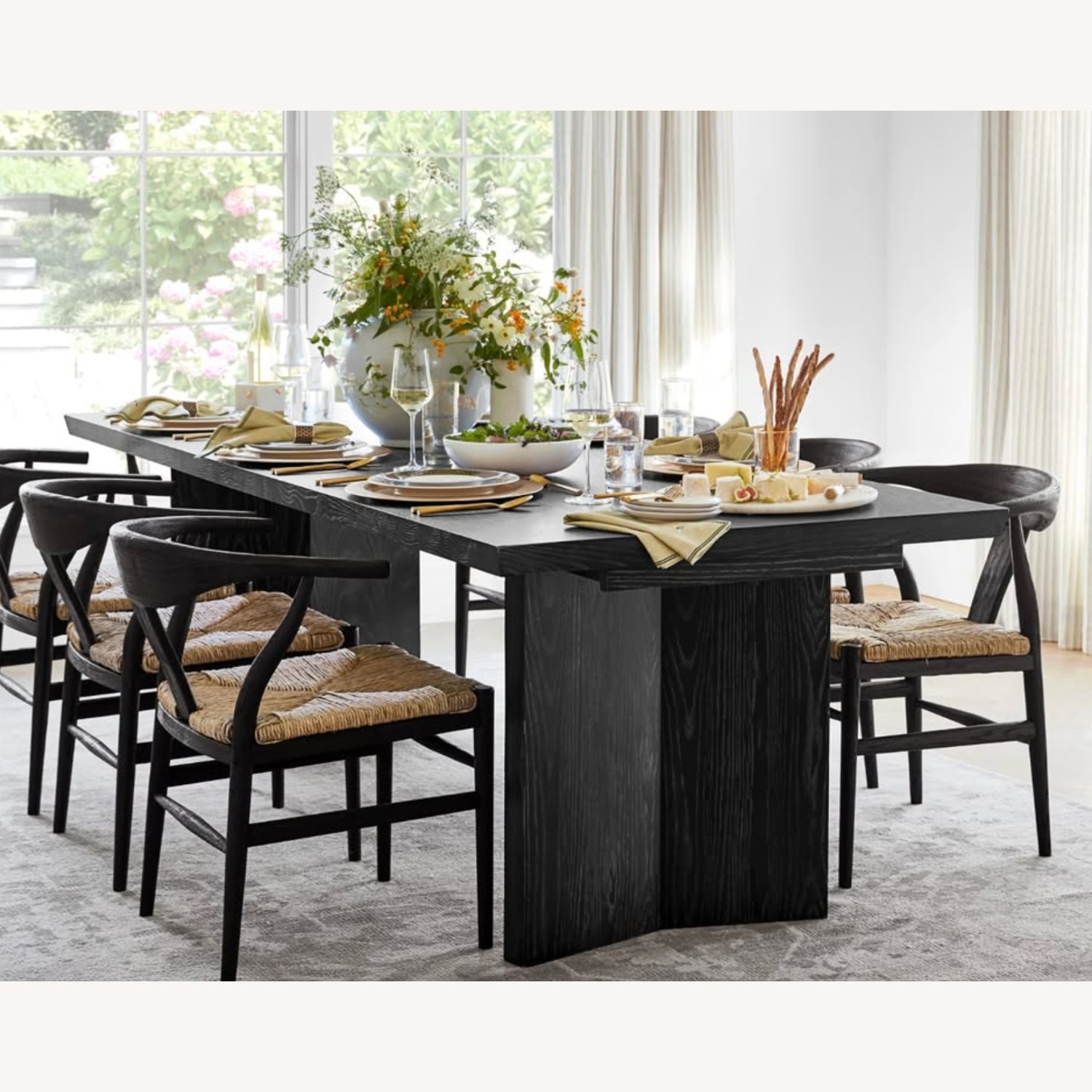 Williams Sonoma Knife Extendable Dining Table - image-5