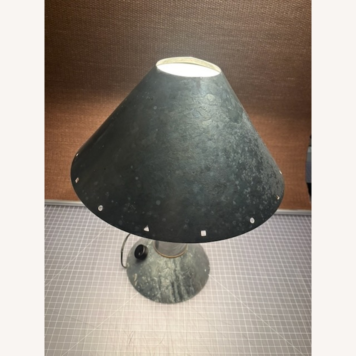 Rezek 4200 Galvanized Metal Table Lamp - image-2