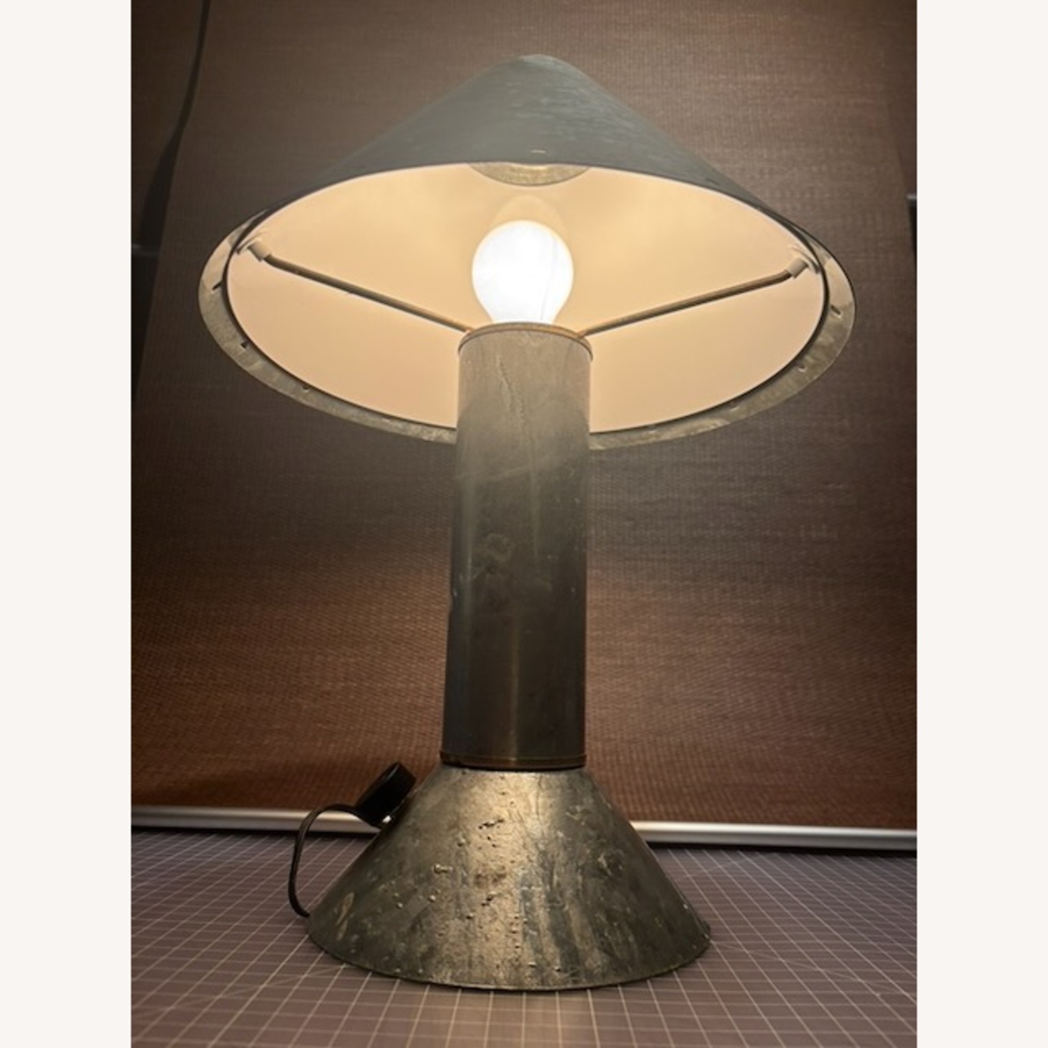 Rezek 4200 Galvanized Metal Table Lamp - image-5