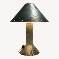 Rezek 4200 Galvanized Metal Table Lamp