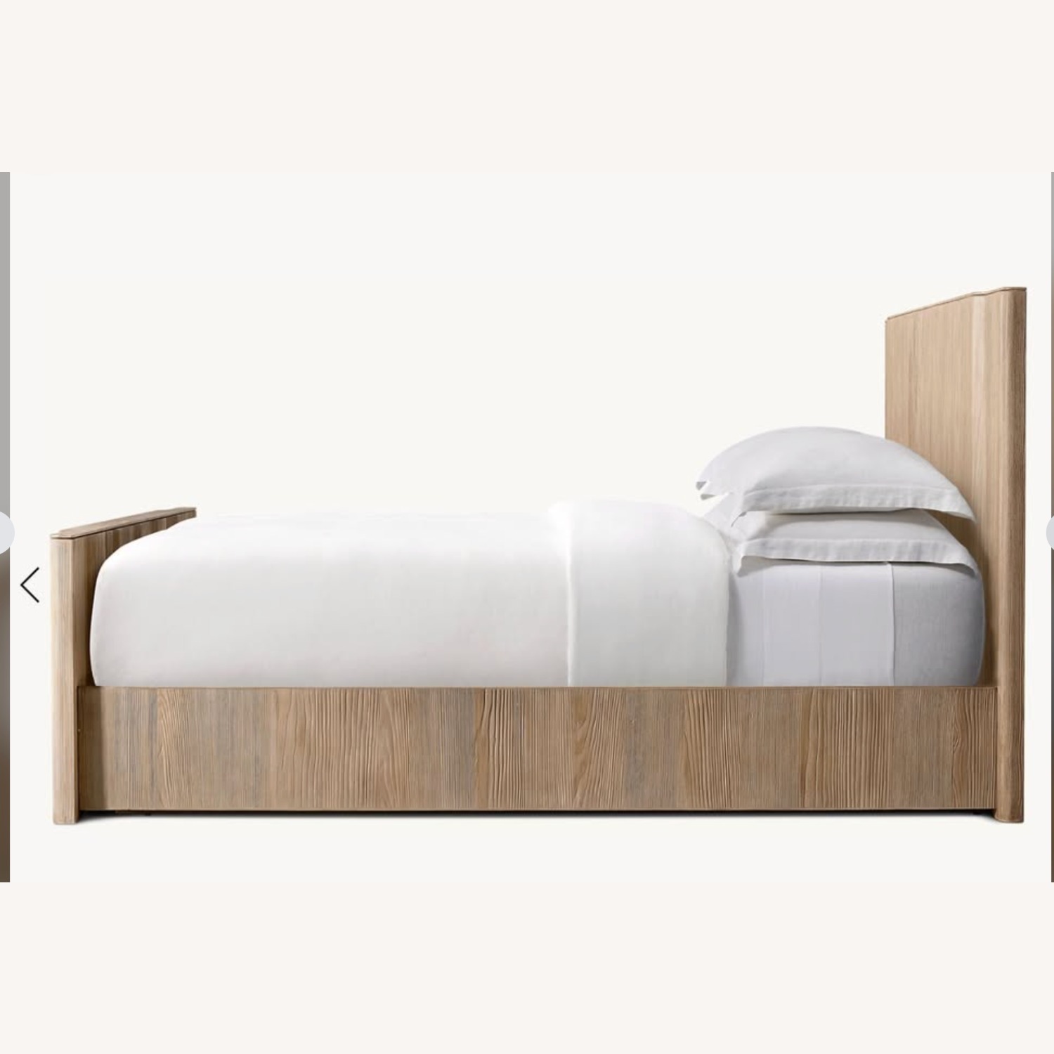 Restoration Hardware Kyoto Panel Bed Black Fir - image-3