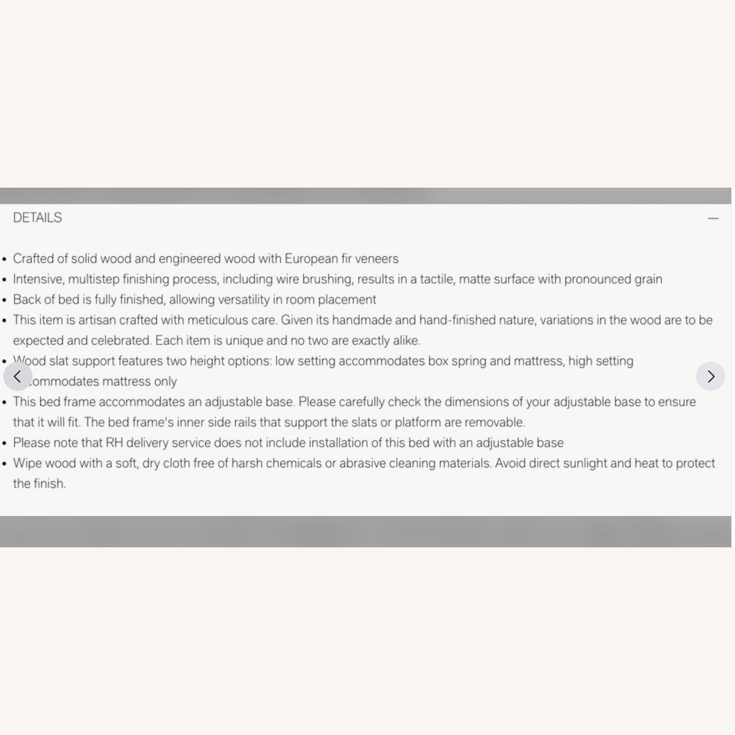 Restoration Hardware Kyoto Panel Bed Black Fir - image-5