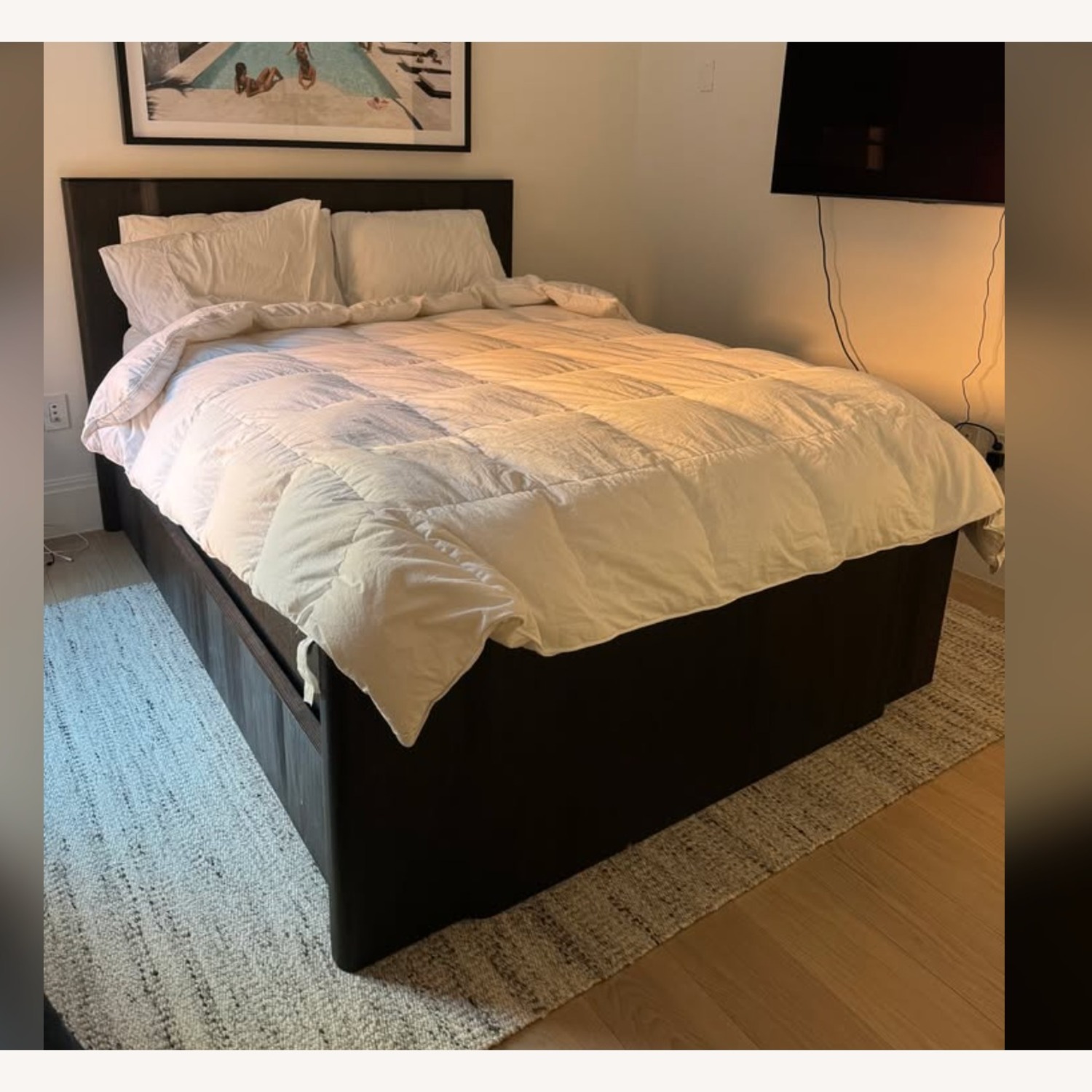 Restoration Hardware Kyoto Panel Bed Black Fir - image-6