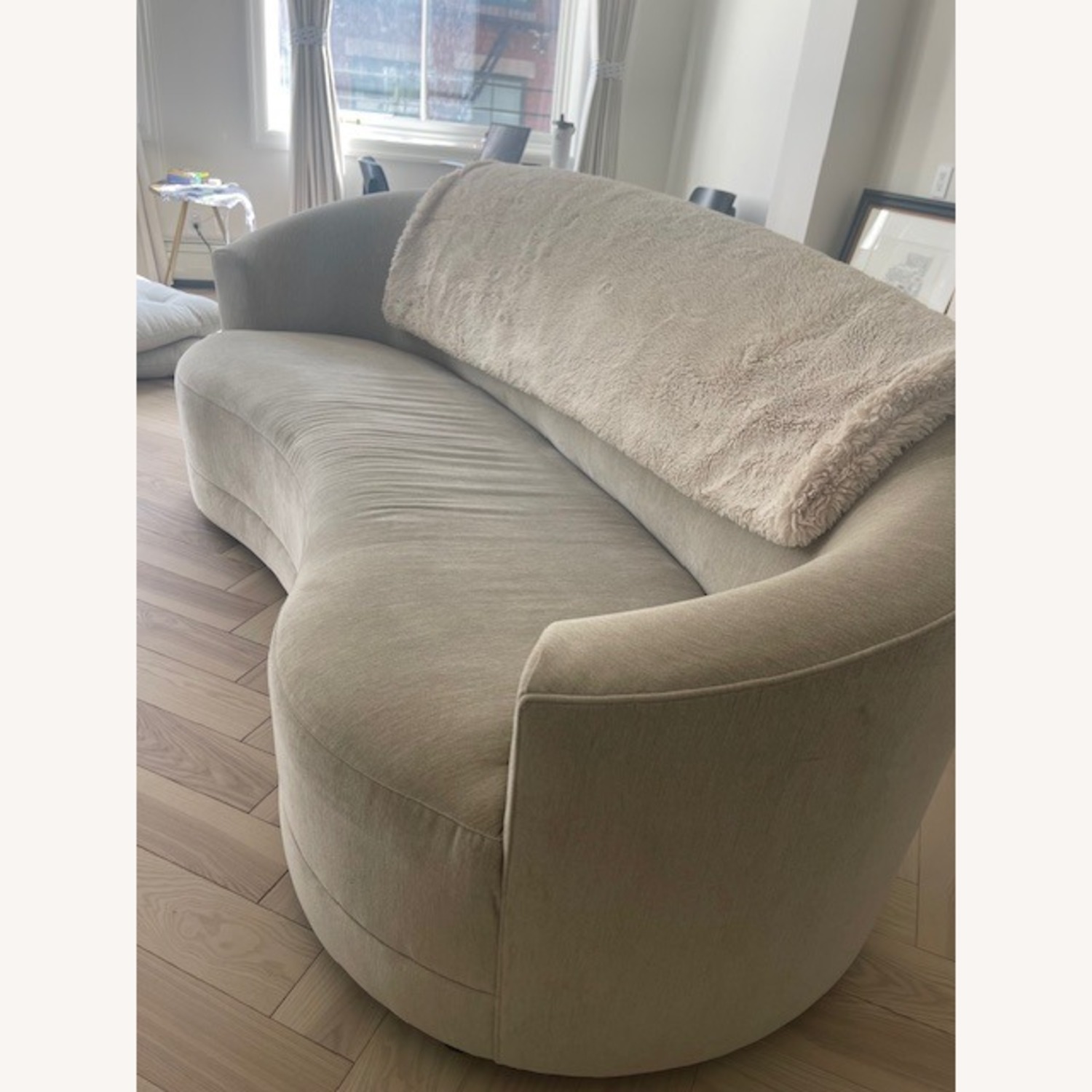 Crate & Barrel Infiniti 88" Curve Back Sofa - image-3