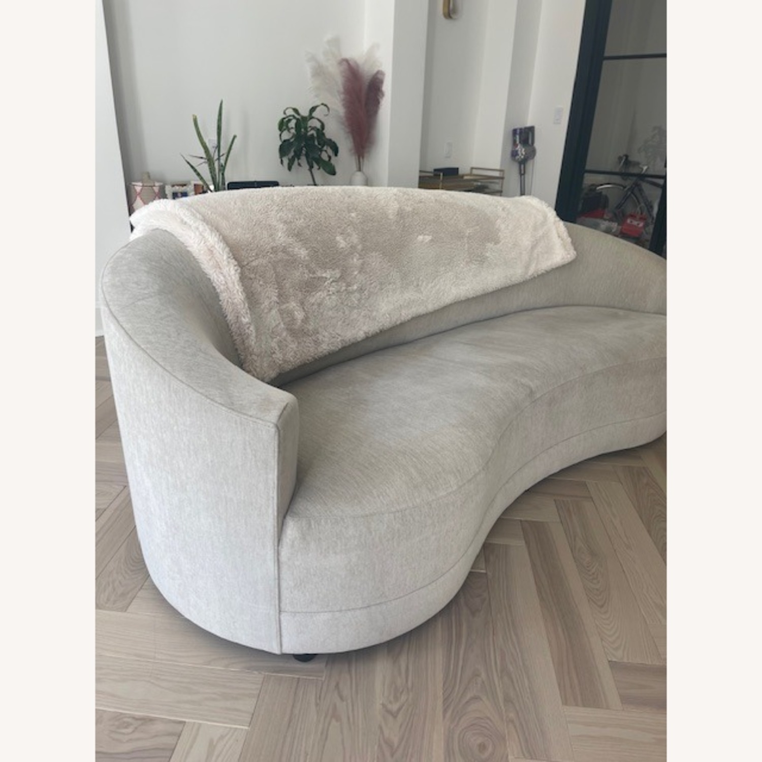 Crate & Barrel Infiniti 88" Curve Back Sofa - image-2