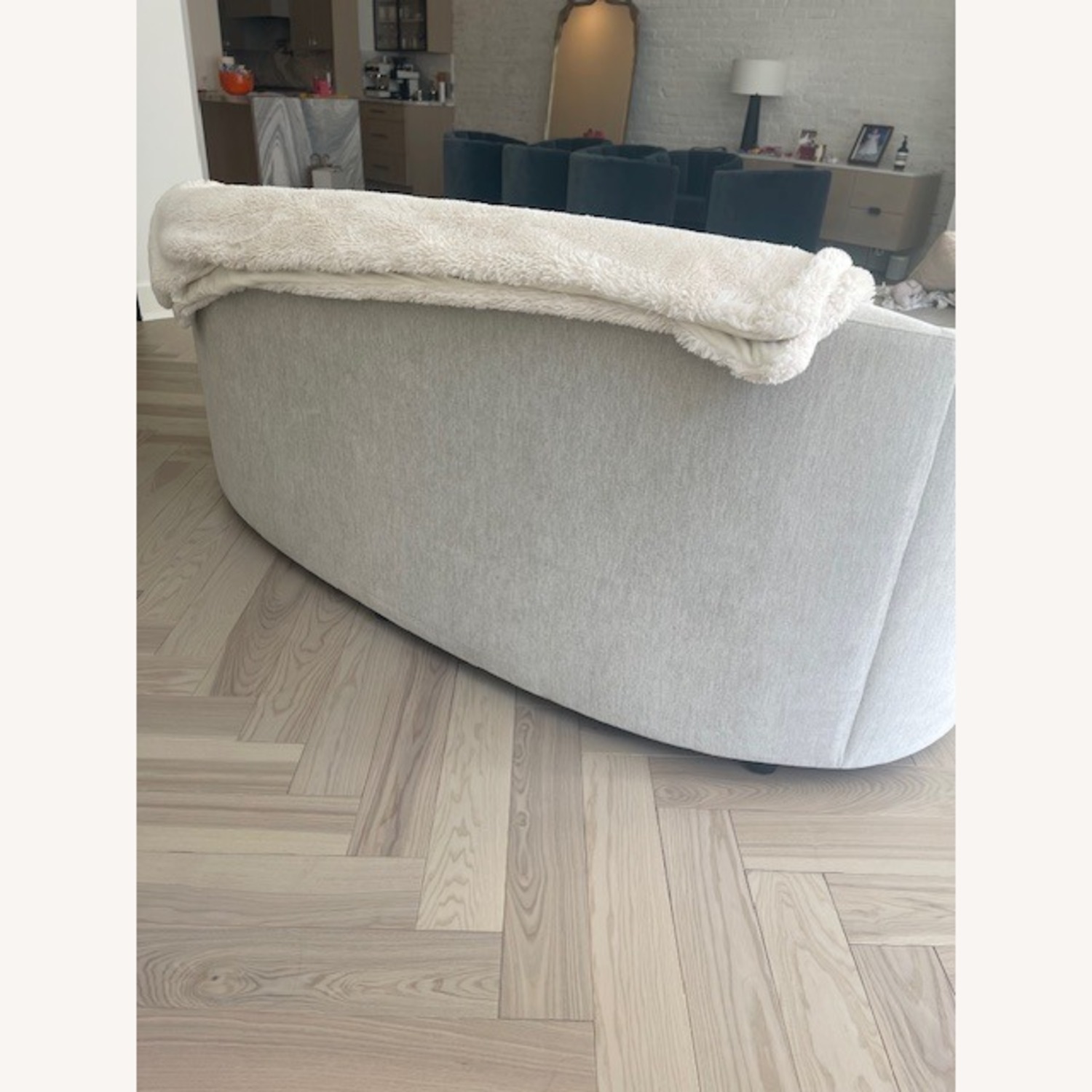 Crate & Barrel Infiniti 88" Curve Back Sofa - image-4