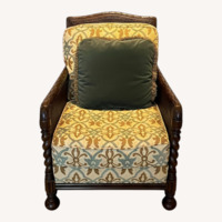 Dark Brown Wood Accent Chairs