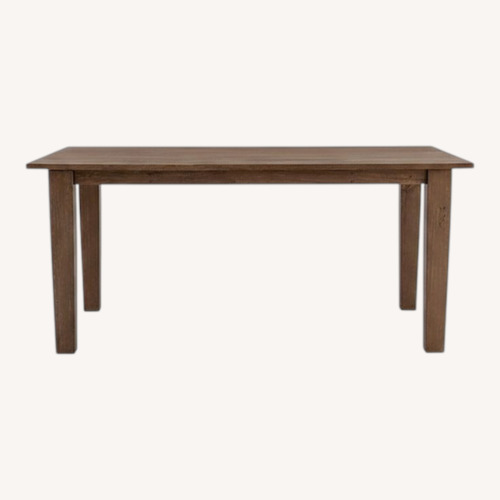Used Crate & Barrel Light Brown Wood Dining Table for sale on AptDeco