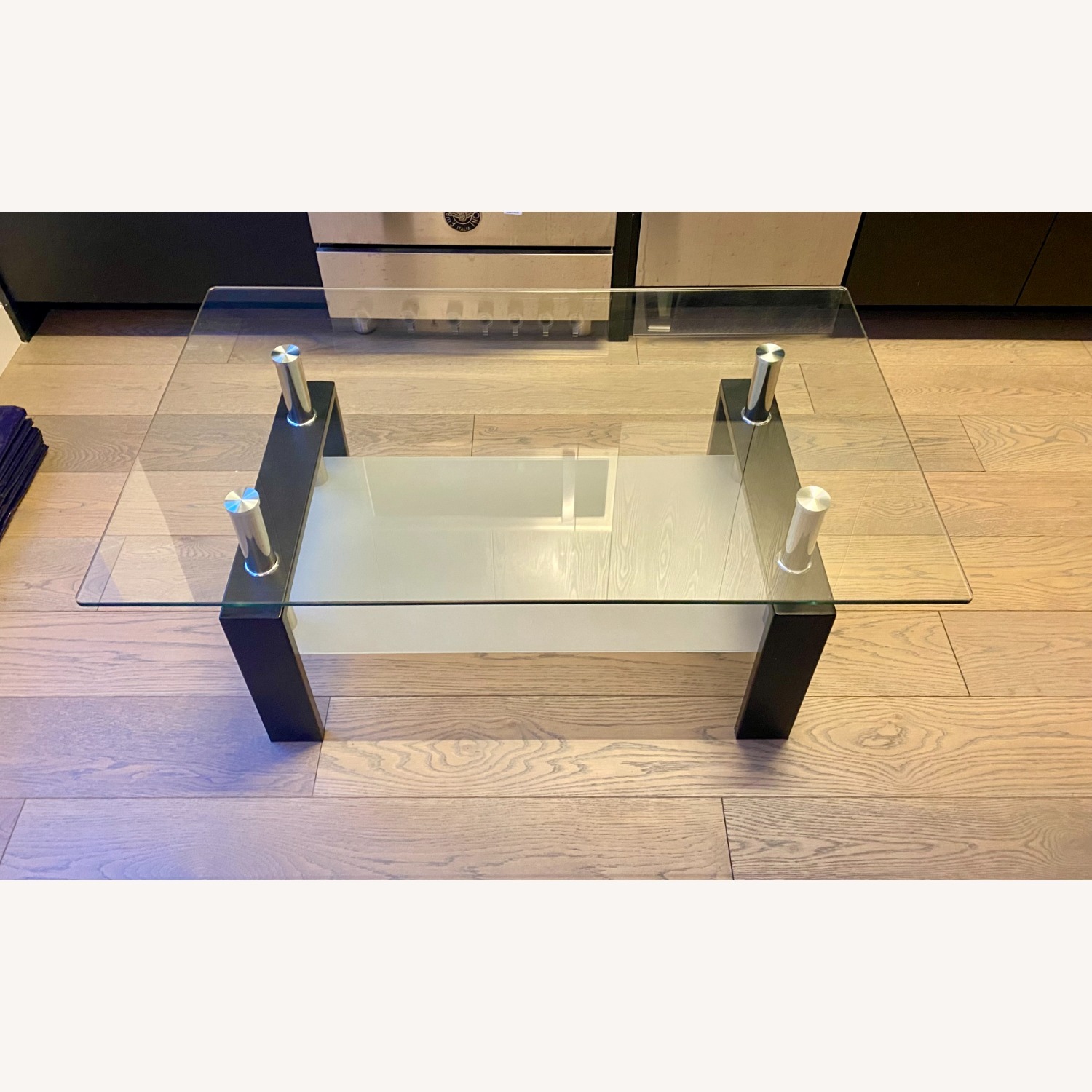 Wrought Studio Collection Glass Coffee Table - image-2