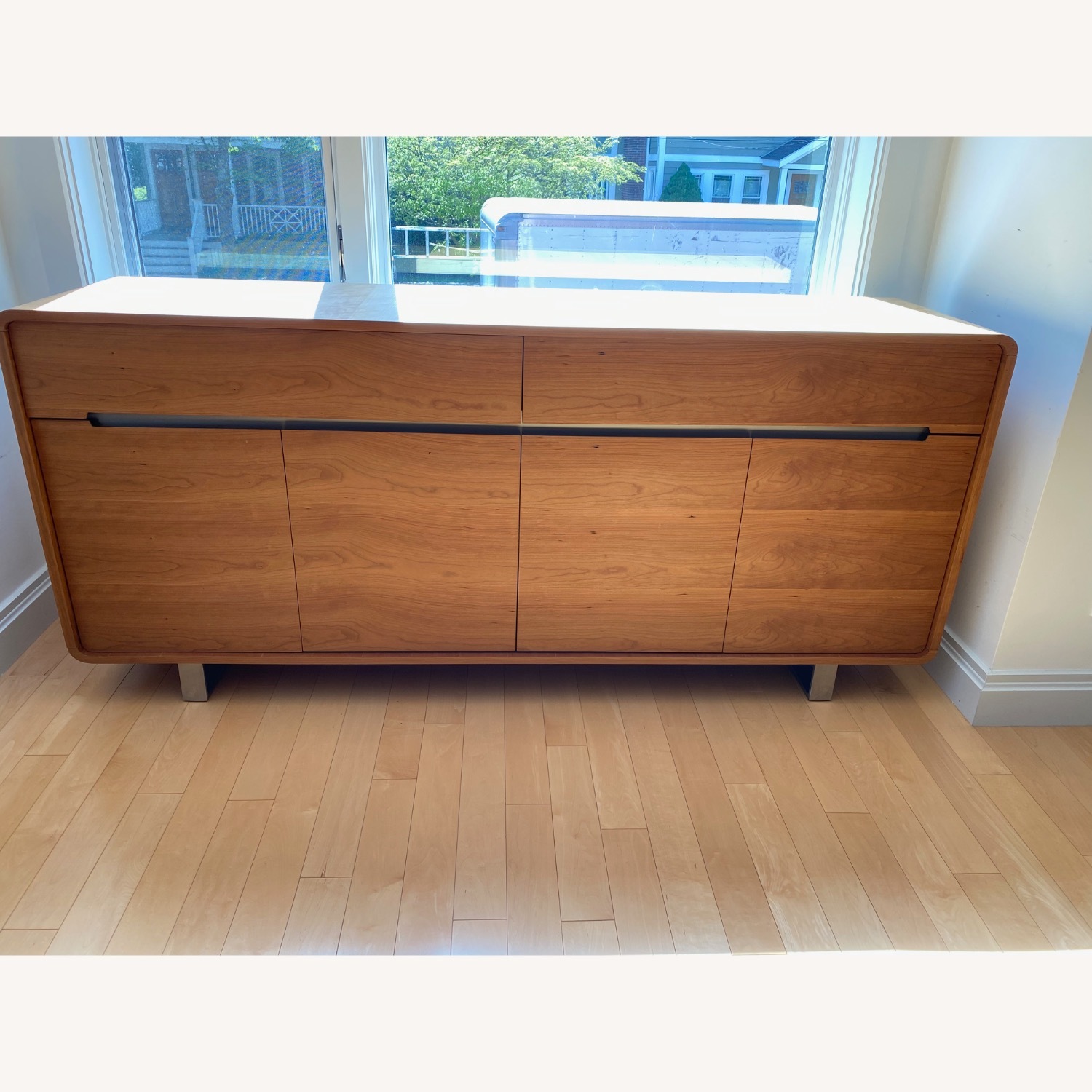 Mid Century Style Wooden Sideboard - image-1