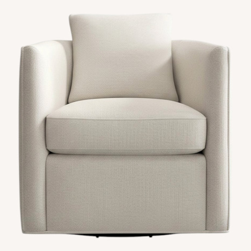 Used Crate & Barrel Drew Natural Fabric Accent Chair for sale on AptDeco