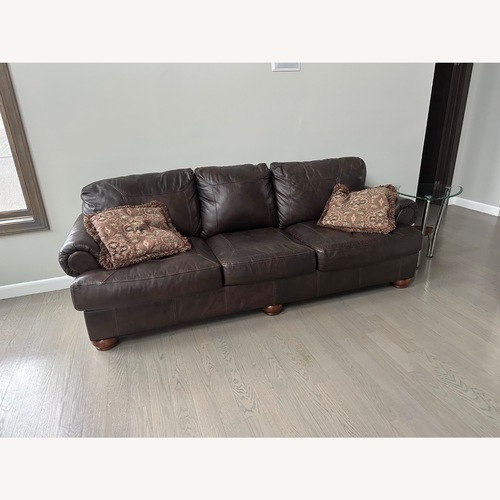 Used Ashley Furniture Dark Brown 3+ Seater Sofa for sale on AptDeco