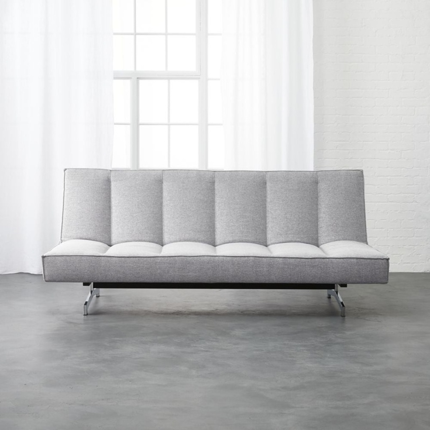 CB2 Flex Grey Sleeper Sofa - image-6