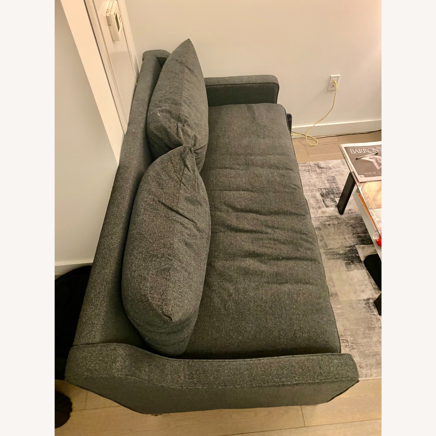 Wayfair Blue Fabric 2 Seater Sofa - image-2