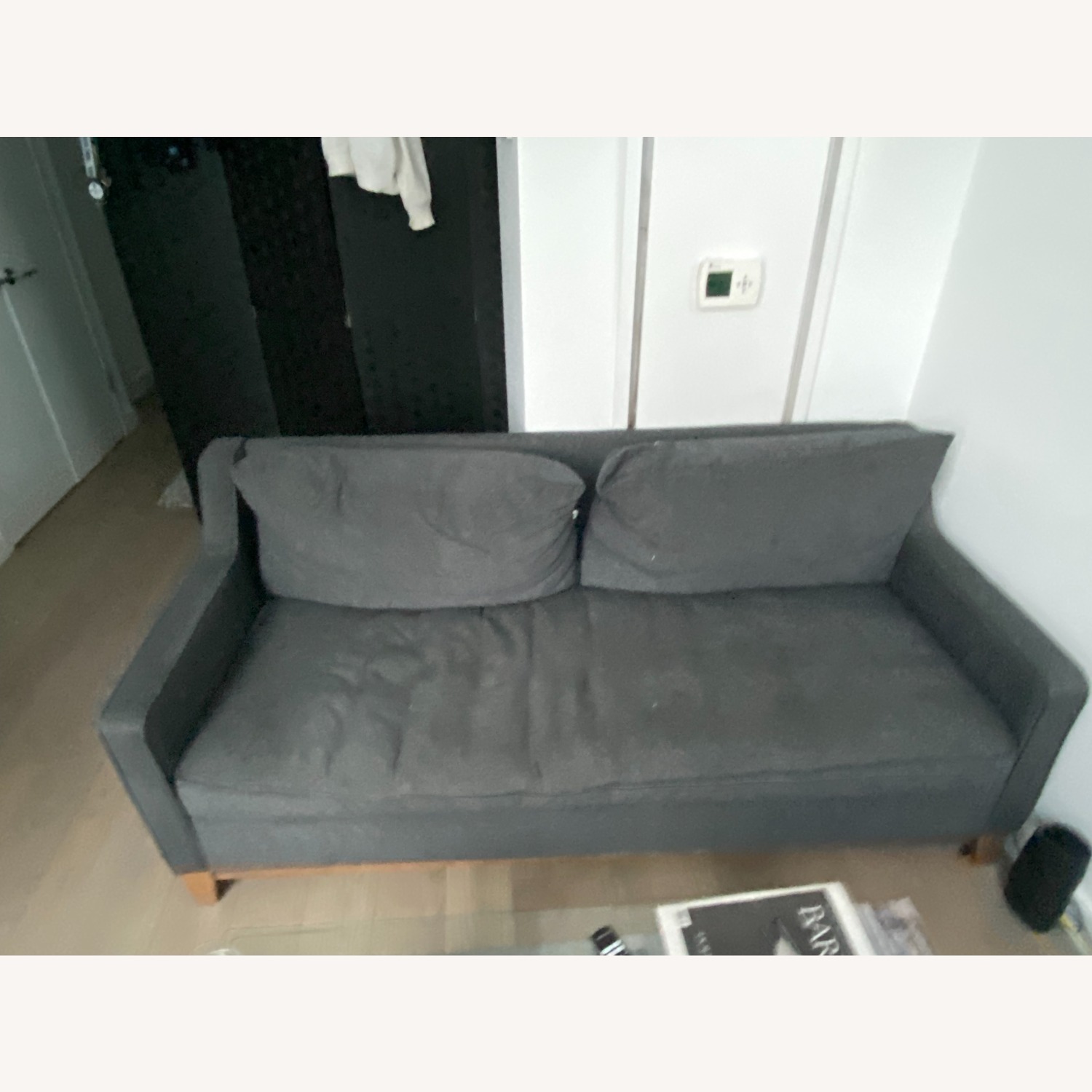 Wayfair Blue Fabric 2 Seater Sofa - image-3