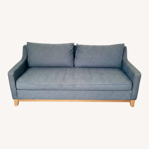 Used Wayfair Blue Fabric 2 Seater Sofa for sale on AptDeco