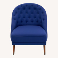 Mid Century Blue Armchair