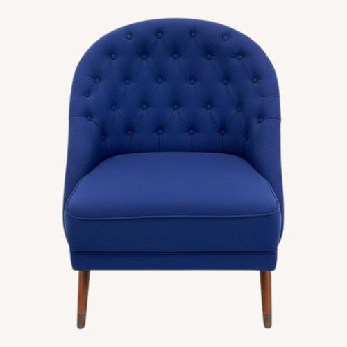 Used Mid Century Blue Armchair for sale on AptDeco