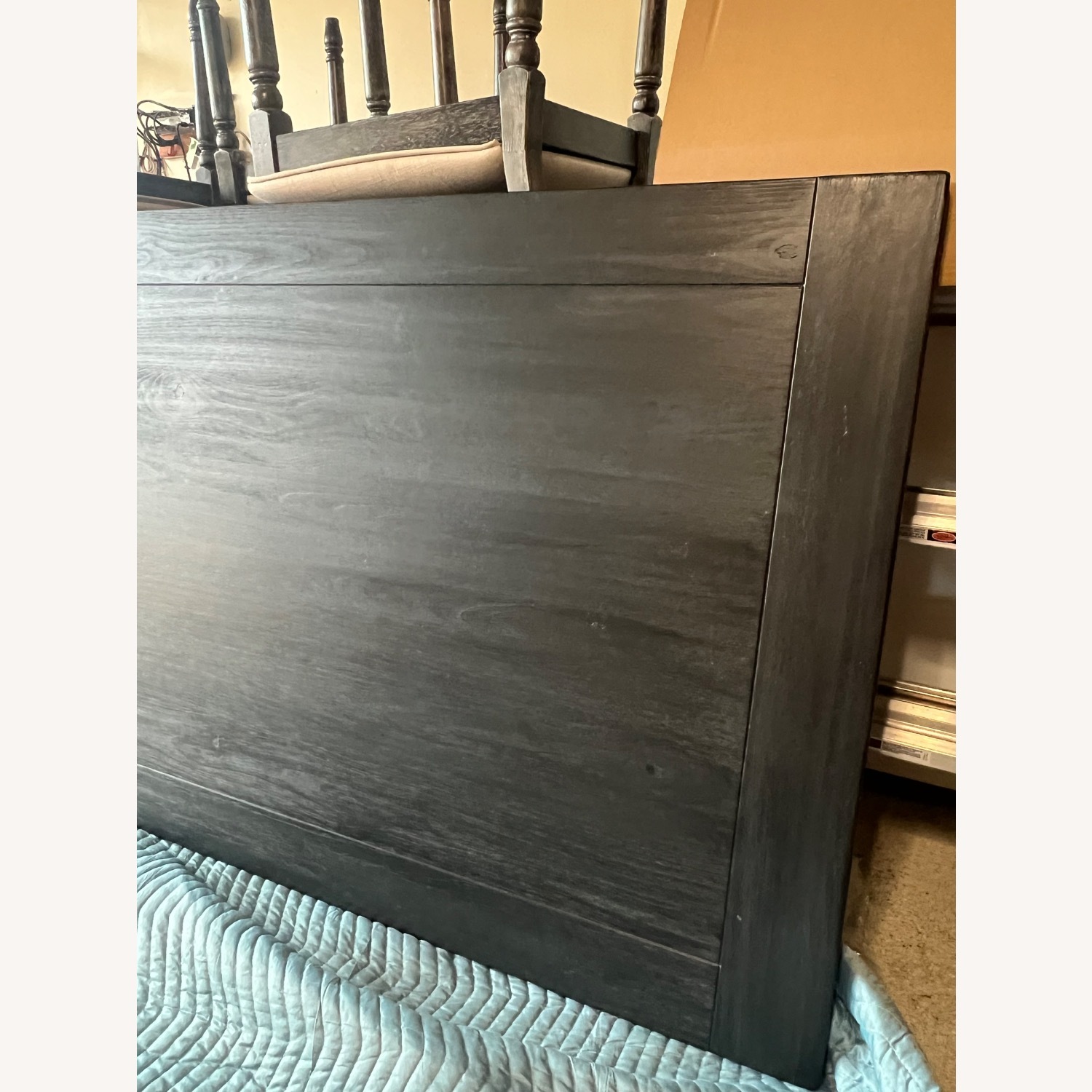 Black Wood Dining Table - image-4